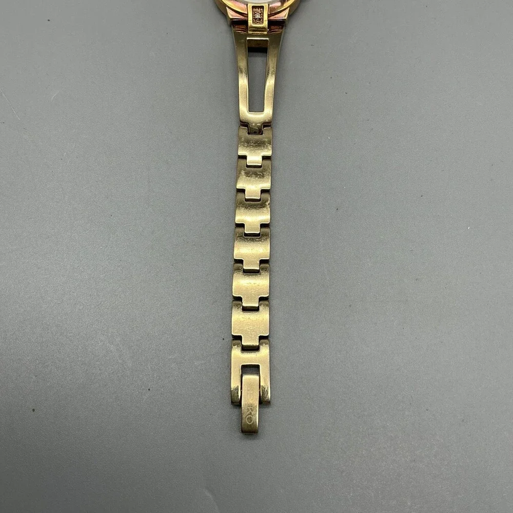 Seiko 1N00-0GN0 Womens Watch 20mm Gold Tone Bracelet New Battery 7.25